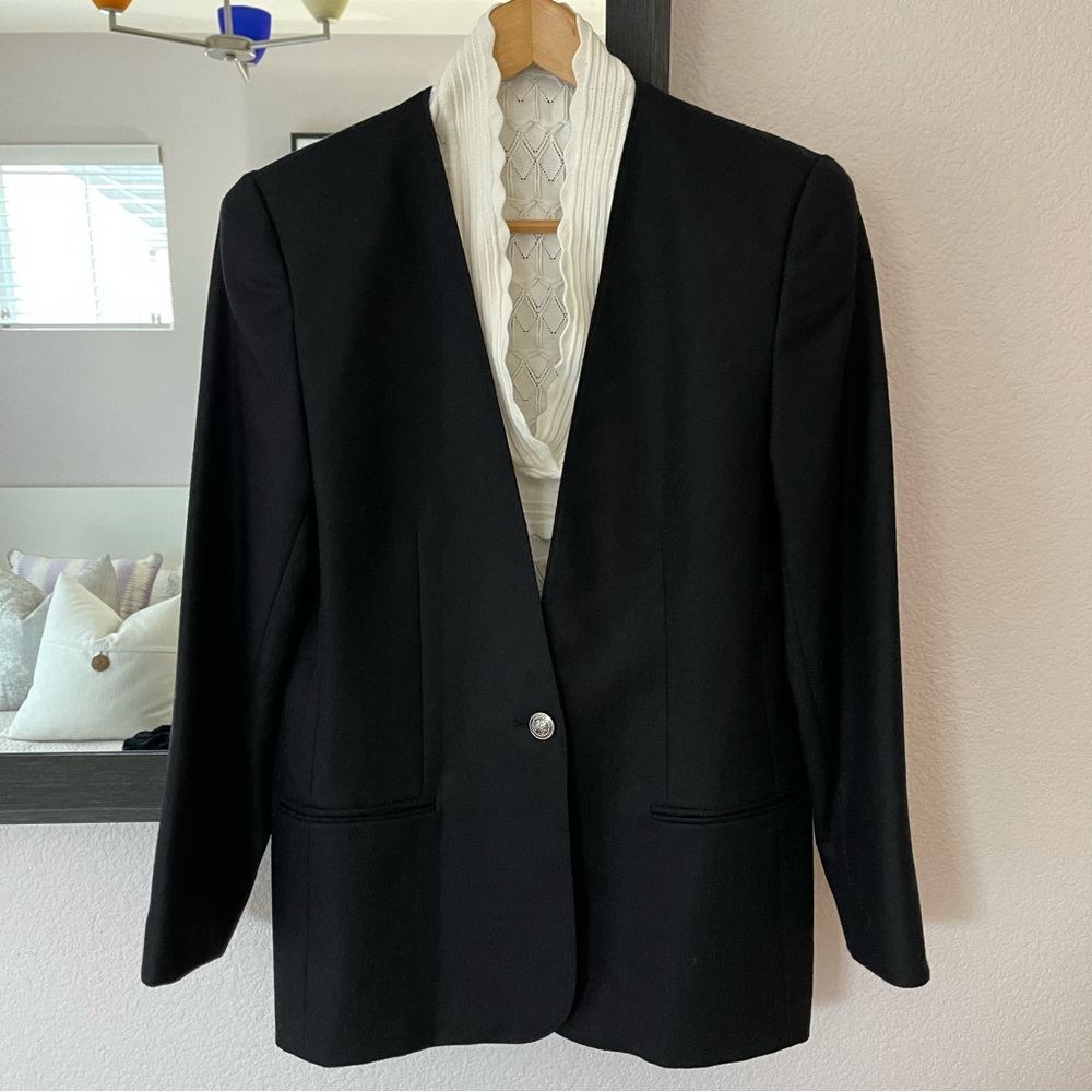 Vintage Giorgio Saint Angelo Blazer Wool Black